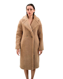 FAUX SHEARLING COAT