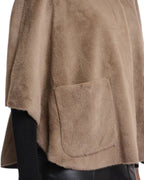 FAUX SUEDE CAPE