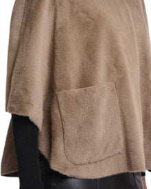 FAUX SUEDE CAPE