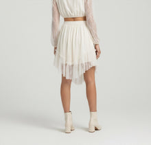 LACE RING-CUT MINI DRESS