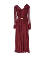 FLORAL APPLIQUÉ MIDI DRESS - Nakhle.Ets - Dresses