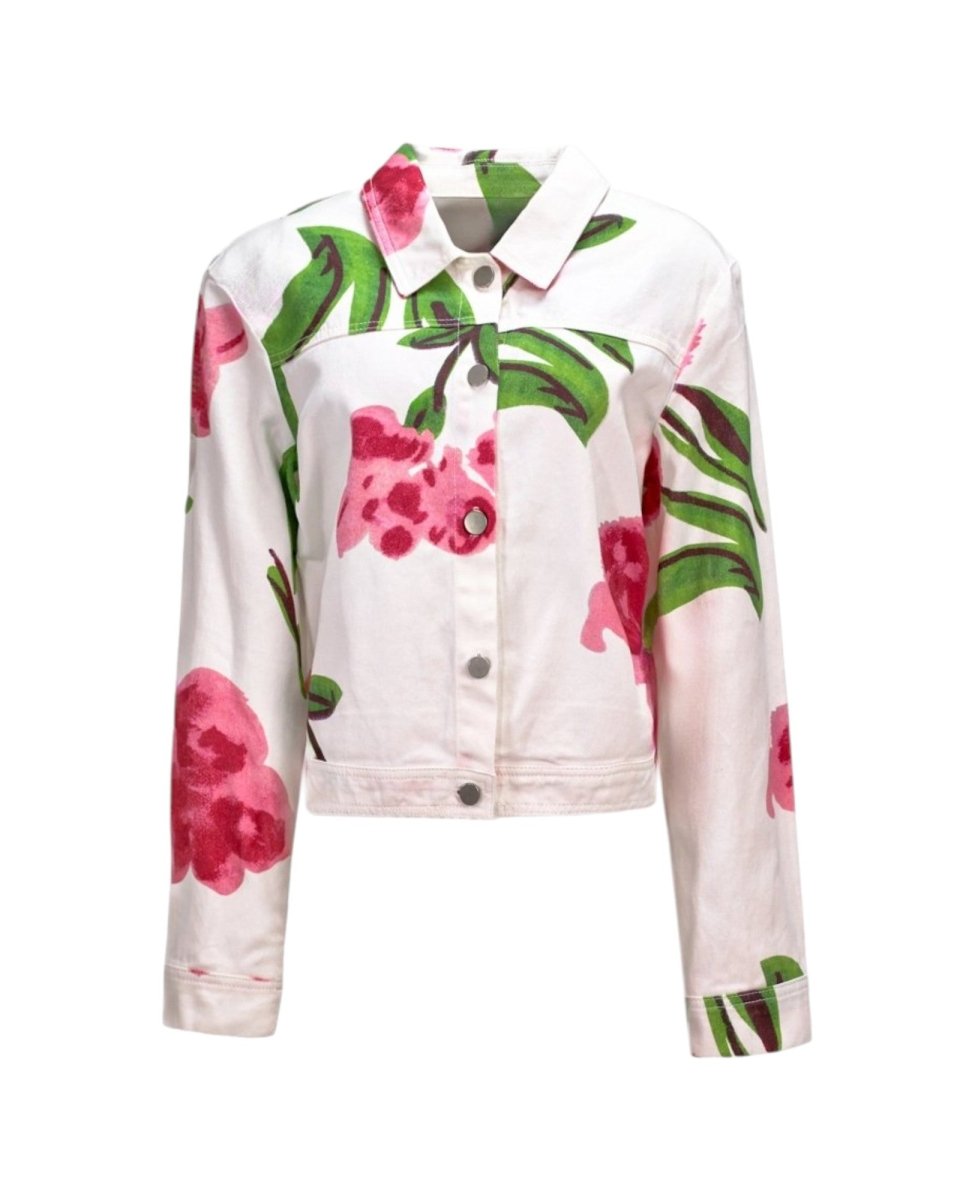 FLORAL DENIM JACKET