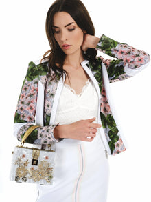 FLORAL PANEL ZIP TWO-PIECE SET