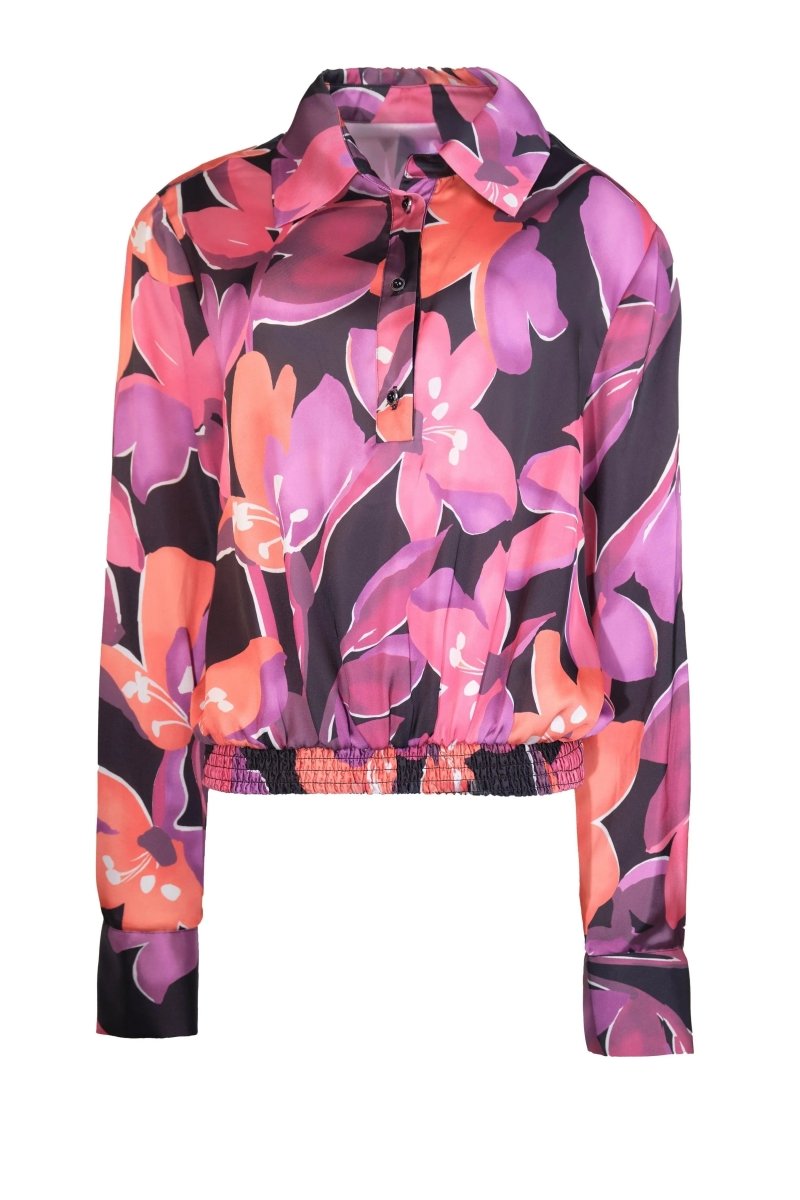 FLORAL PRINT BLOUSE - Nakhle.Ets - Blouse