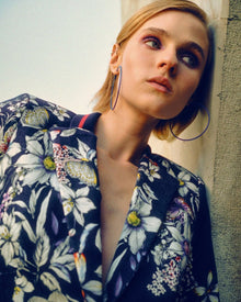 FLORAL PRINT TWO-PIECE SUIT