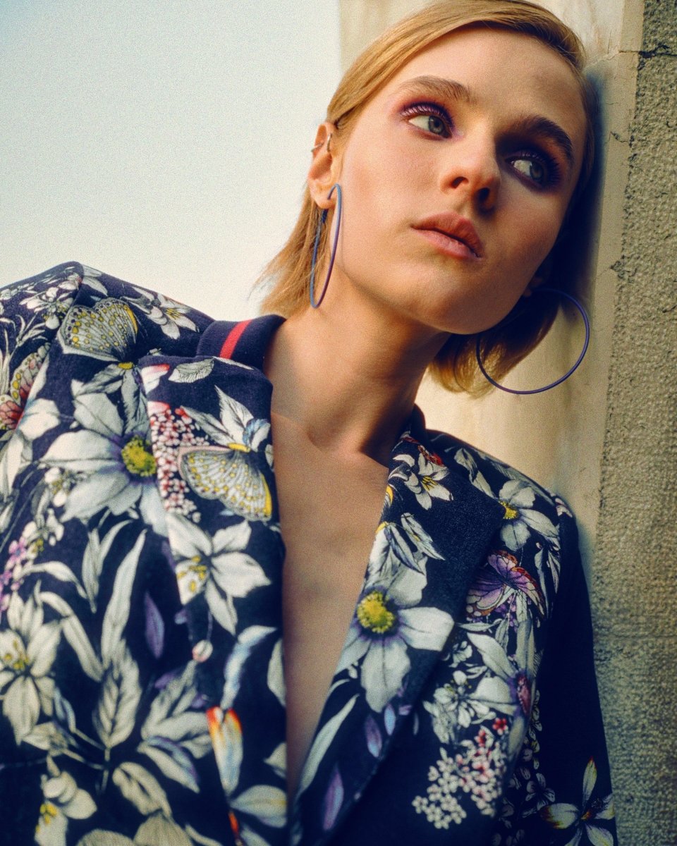 FLORAL PRINT TWO - PIECE SUIT