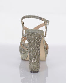 FULL STRASS PLATFORM HEELS