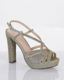 FULL STRASS PLATFORM HEELS