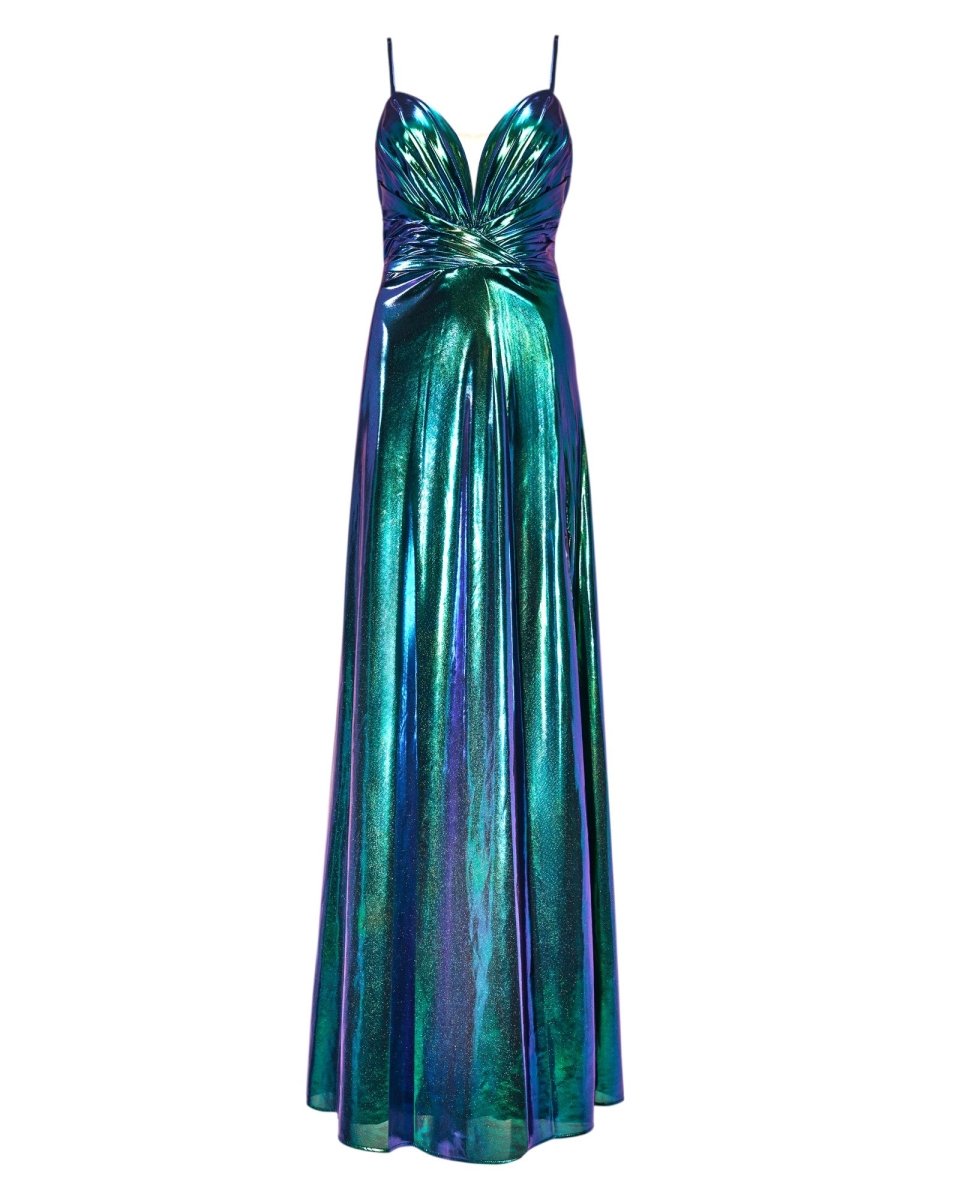 GLAMOROUS DRAPED GOWN