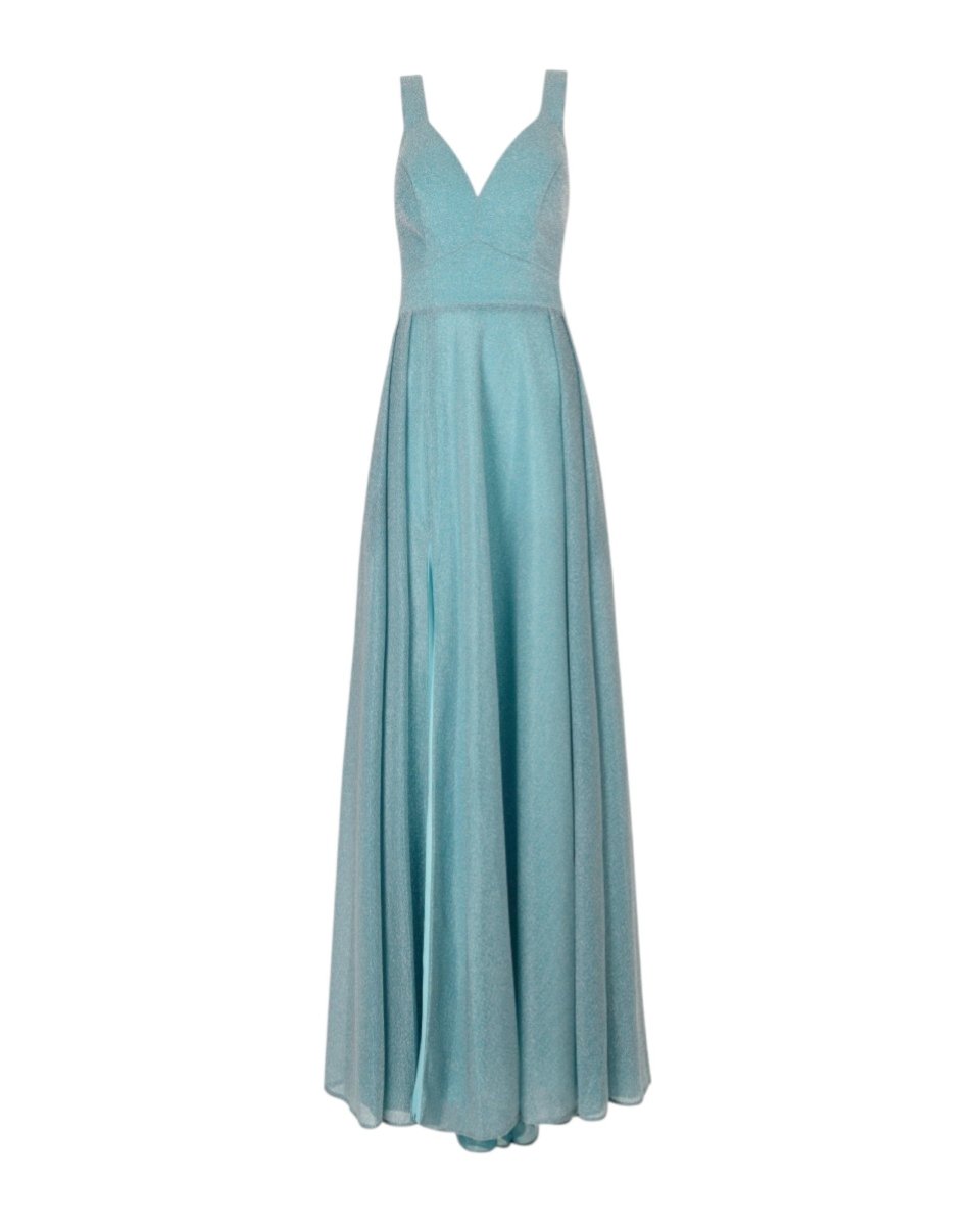 GLITTER KNIT A-LINE GOWN