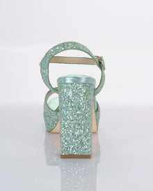 GLITTER PLATFORM HEEL