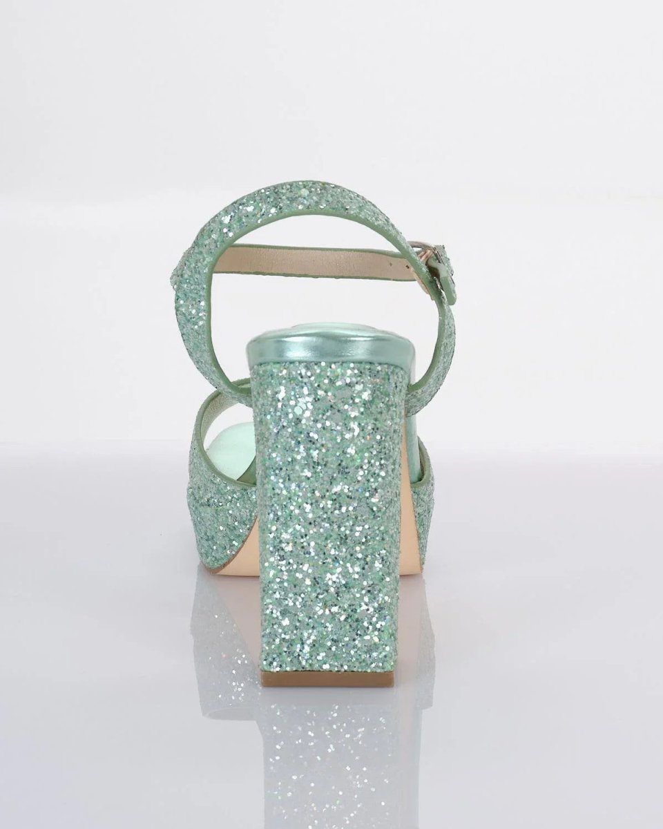 GLITTER PLATFORM HEEL