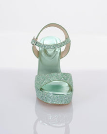 GLITTER PLATFORM HEEL