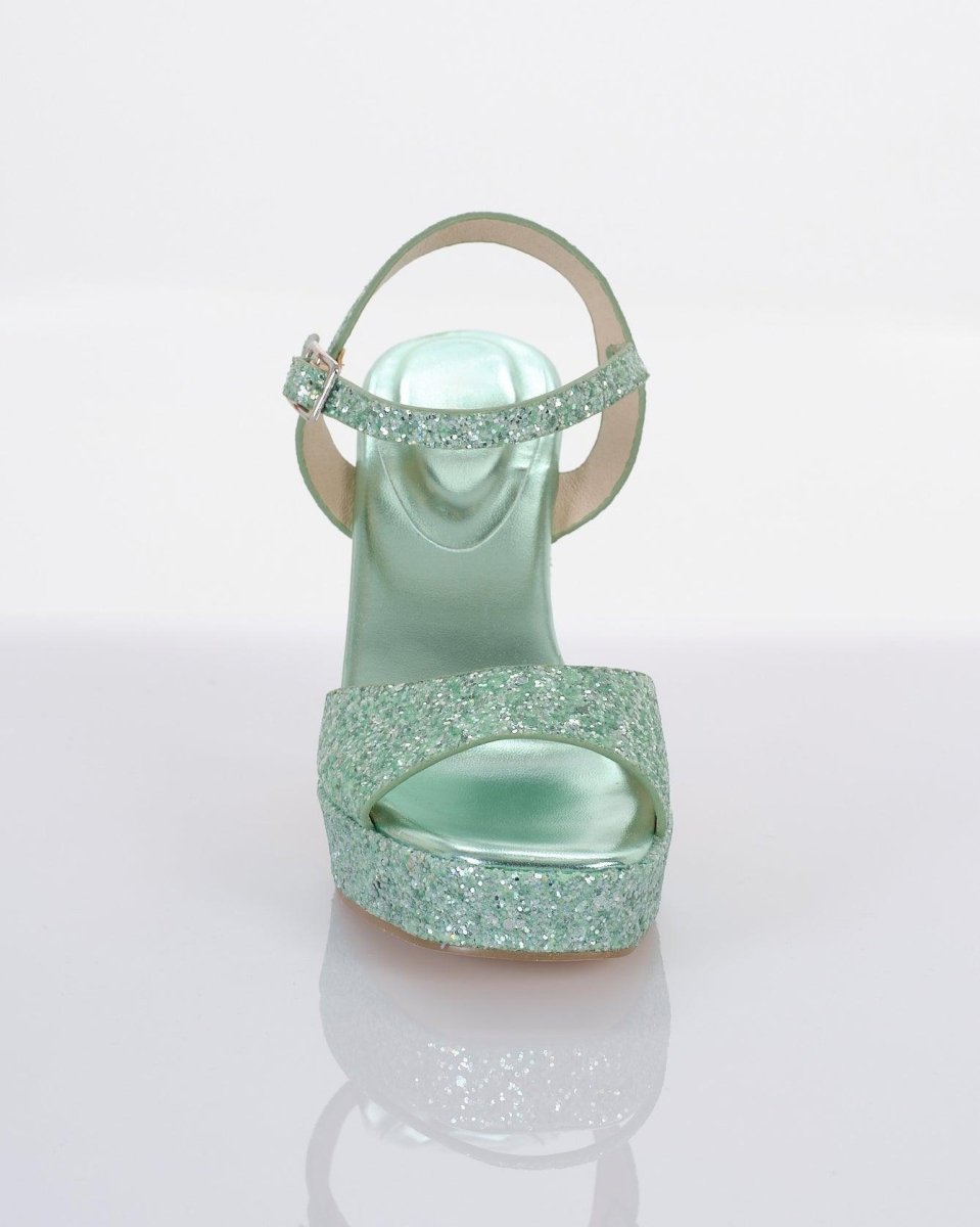 GLITTER PLATFORM HEEL