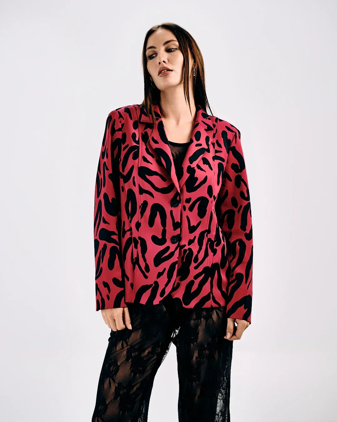 BOLD LEOPARD BLAZER