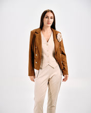 SLEEVELESS VEST & TROUSER SET