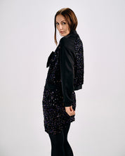 SEQUIN JACKET SKIRT SET