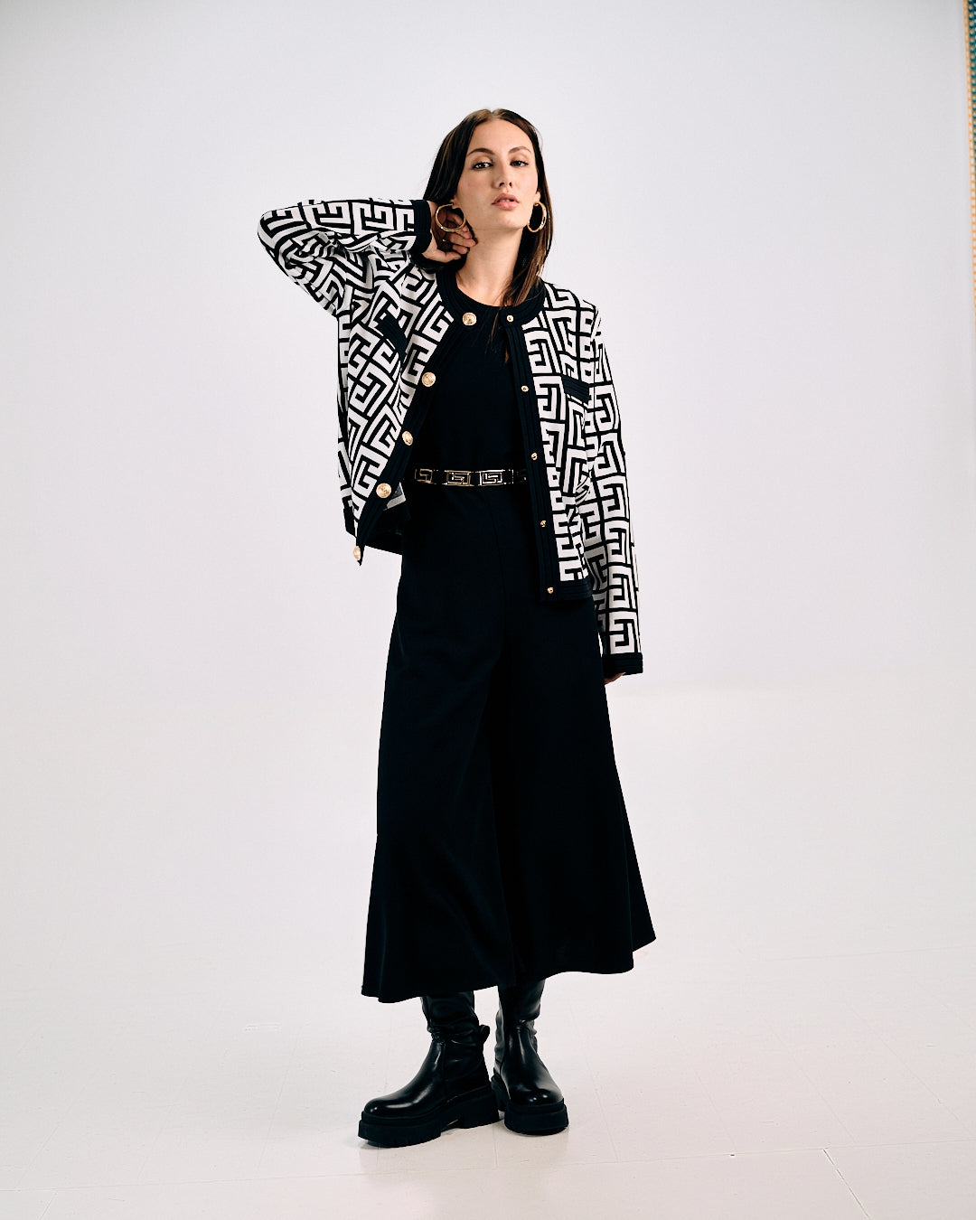 GEOMETRIC PATTERN JACKET