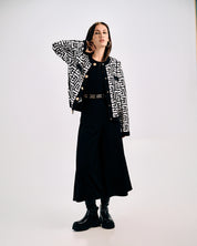 GEOMETRIC PATTERN JACKET