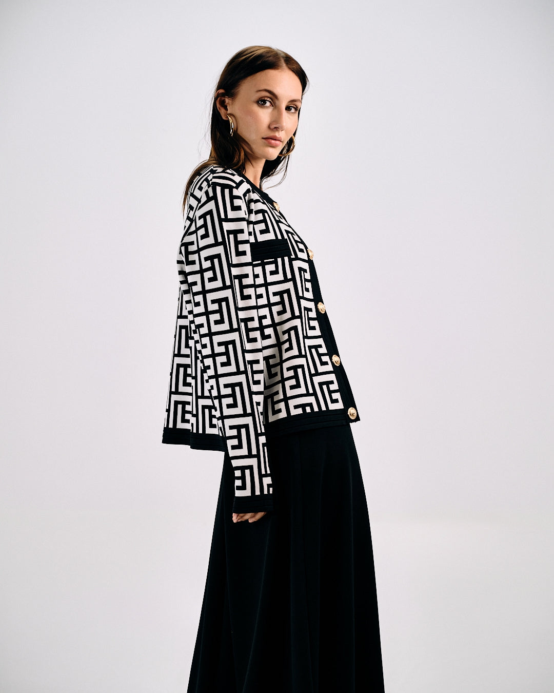 GEOMETRIC PATTERN JACKET
