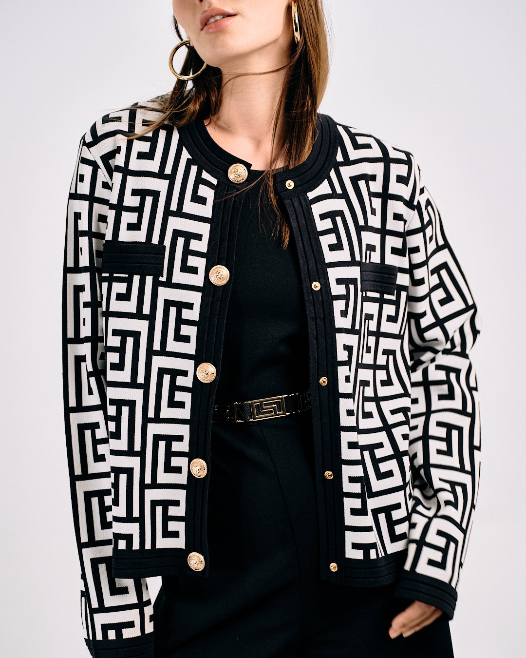 GEOMETRIC PATTERN JACKET