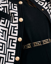 GEOMETRIC PATTERN JACKET