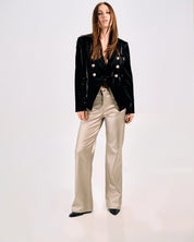 CROCODILE-EFFECT BLAZER