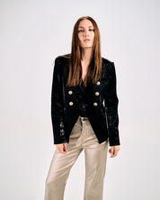METALLIC CHAIN-DETAIL TWO-PIECE SET