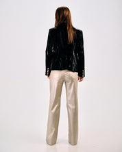 CROCODILE-EFFECT BLAZER