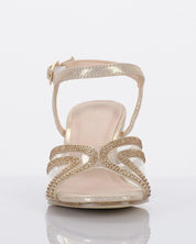 GOLD BLOCK SANDAL - Nakhle.Ets - shoes