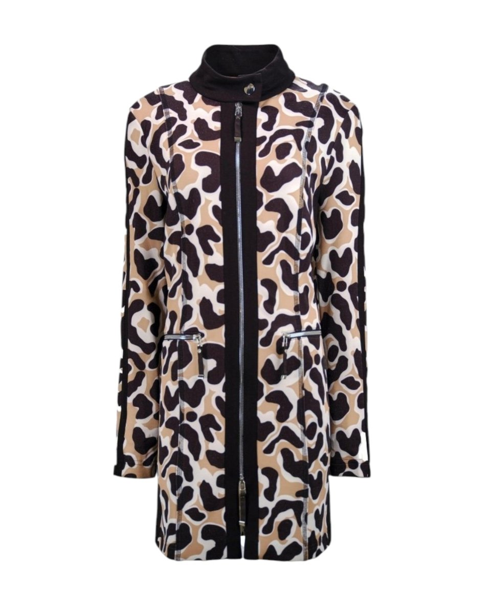 GRAPHIC ANIMAL PRINT COAT