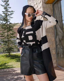 GRAPHIC KNIT CARDIGAN