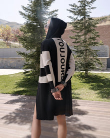 GRAPHIC KNIT CARDIGAN