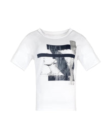 GRAPHIC PRINT SHORT-SLEEVE TOP