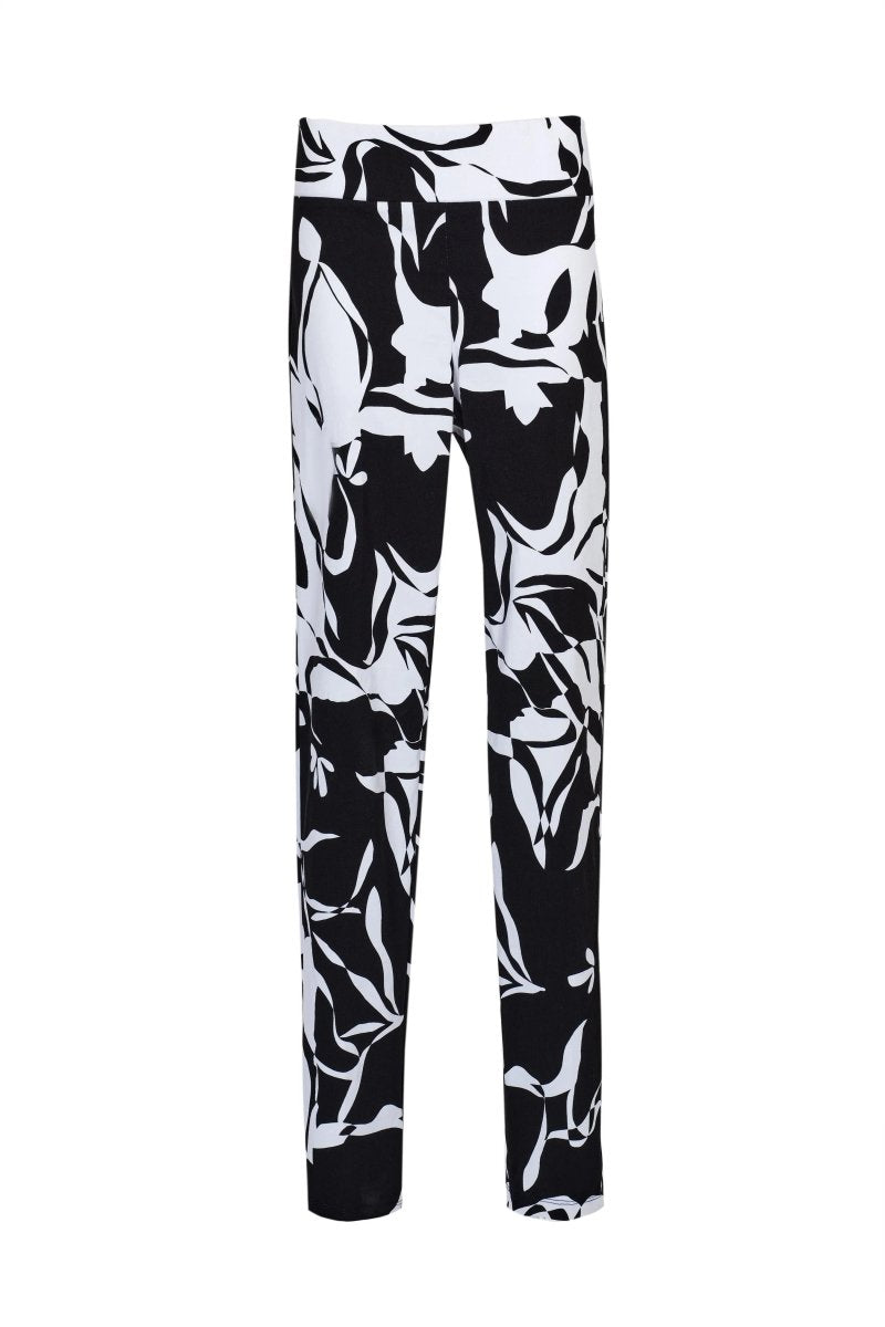 GRAPHIC PRINT STRAIGHT TROUSERS - Nakhle.Ets - Pants & Skirts