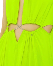 HALTER CUT-OUT MAXI DRESS