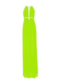HALTER CUT-OUT MAXI DRESS