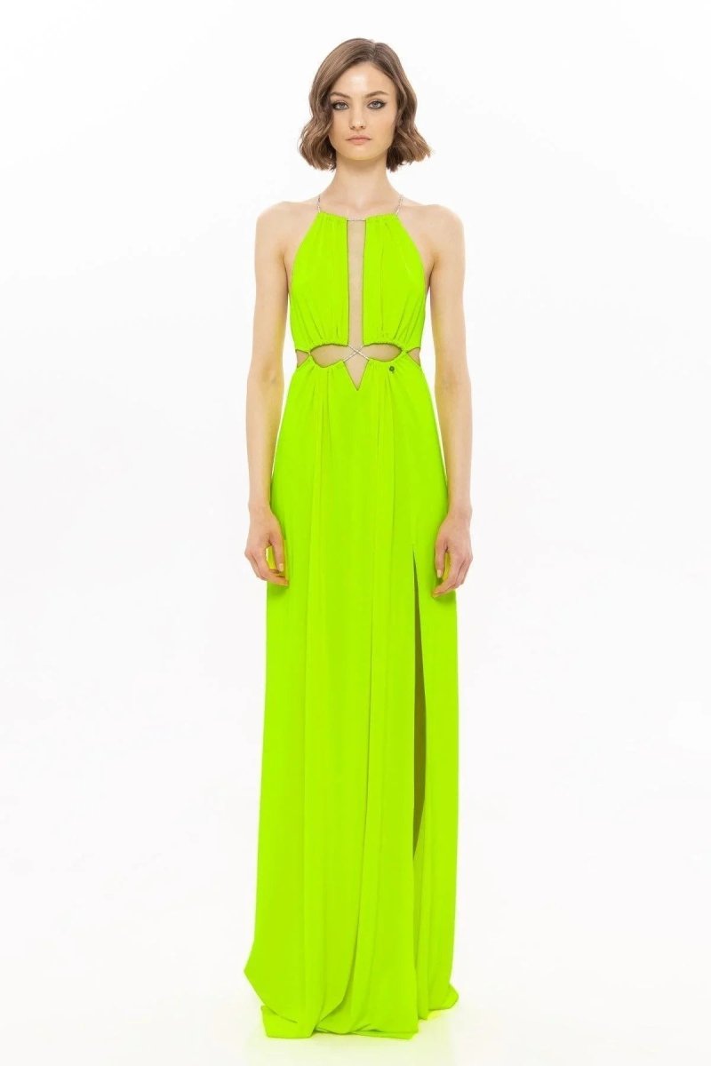 HALTER CUT - OUT MAXI DRESS - Nakhle.Ets - Dresses