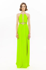 HALTER CUT - OUT MAXI DRESS - Nakhle.Ets - Dresses