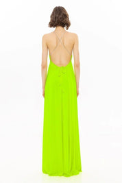 HALTER CUT - OUT MAXI DRESS - Nakhle.Ets - Dresses