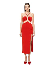 HALTER CUTOUT MAXI DRESS - Nakhle.Ets - Dresses