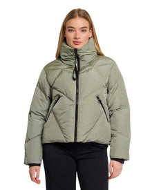HIGH-COLLAR PADDED JACKET
