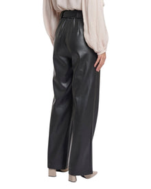 HIGH-WAIST LEATHER TROUSER