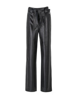 HIGH-WAIST LEATHER TROUSER