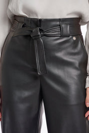 HIGH - WAIST LEATHER TROUSER