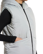 HOODED PUFFER VEST - Nakhle.Ets - Vests