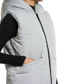HOODED PUFFER VEST