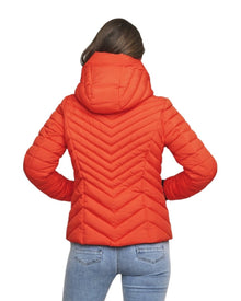 HOODED QUILTED JACKET