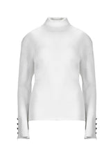 KNIT HIGH-NECK SLIM SWEATER