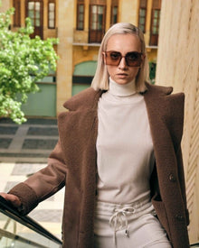 KNIT HIGH-NECK SLIM SWEATER